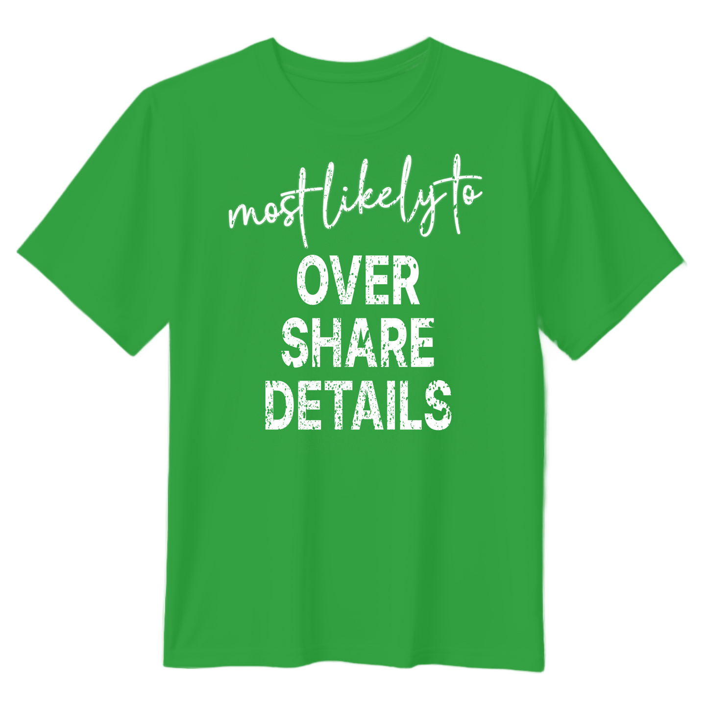 Most Likely To - Over Share The Details