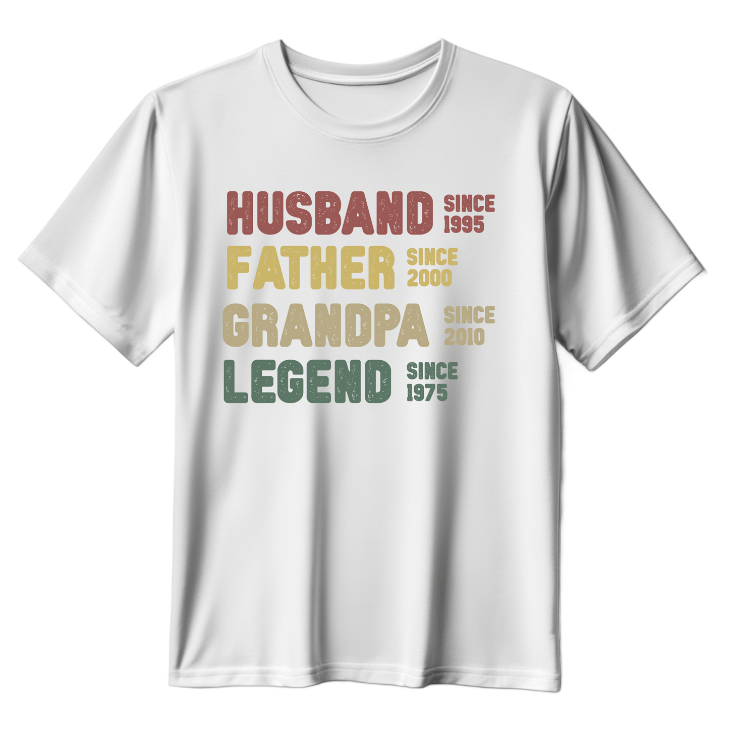 Husband Father Grandpa Legend T-Shirt