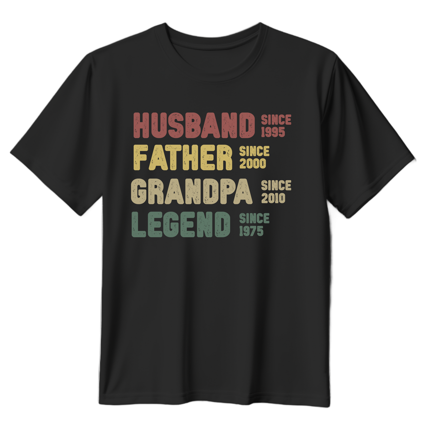 Husband Father Grandpa Legend T-Shirt