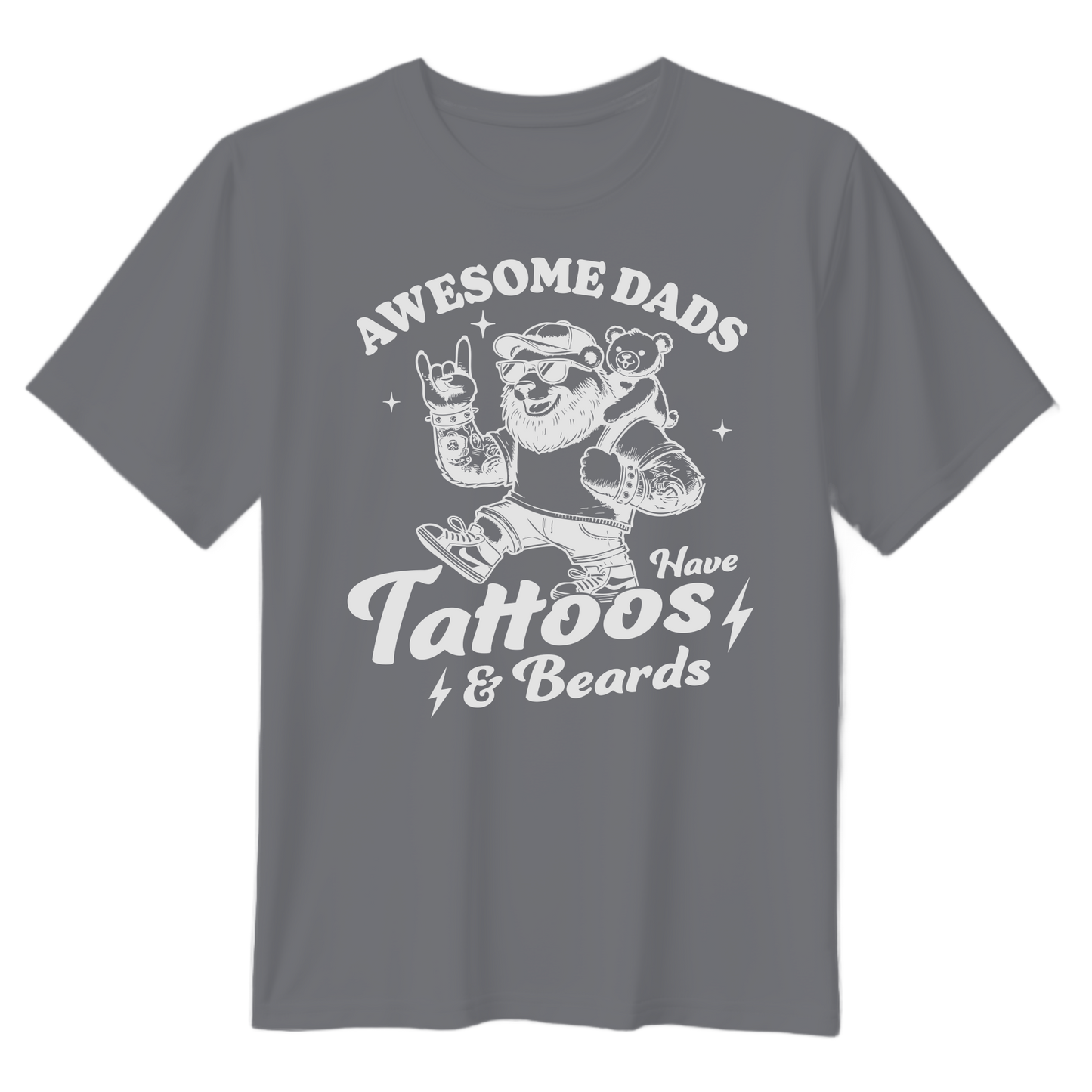 Awesome Dads Have Tattoos & Beards