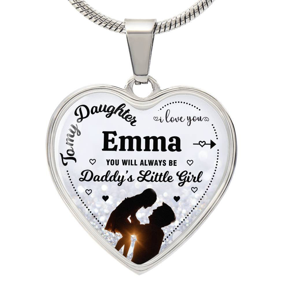 Personalized Daddy's Little Girl Necklace
