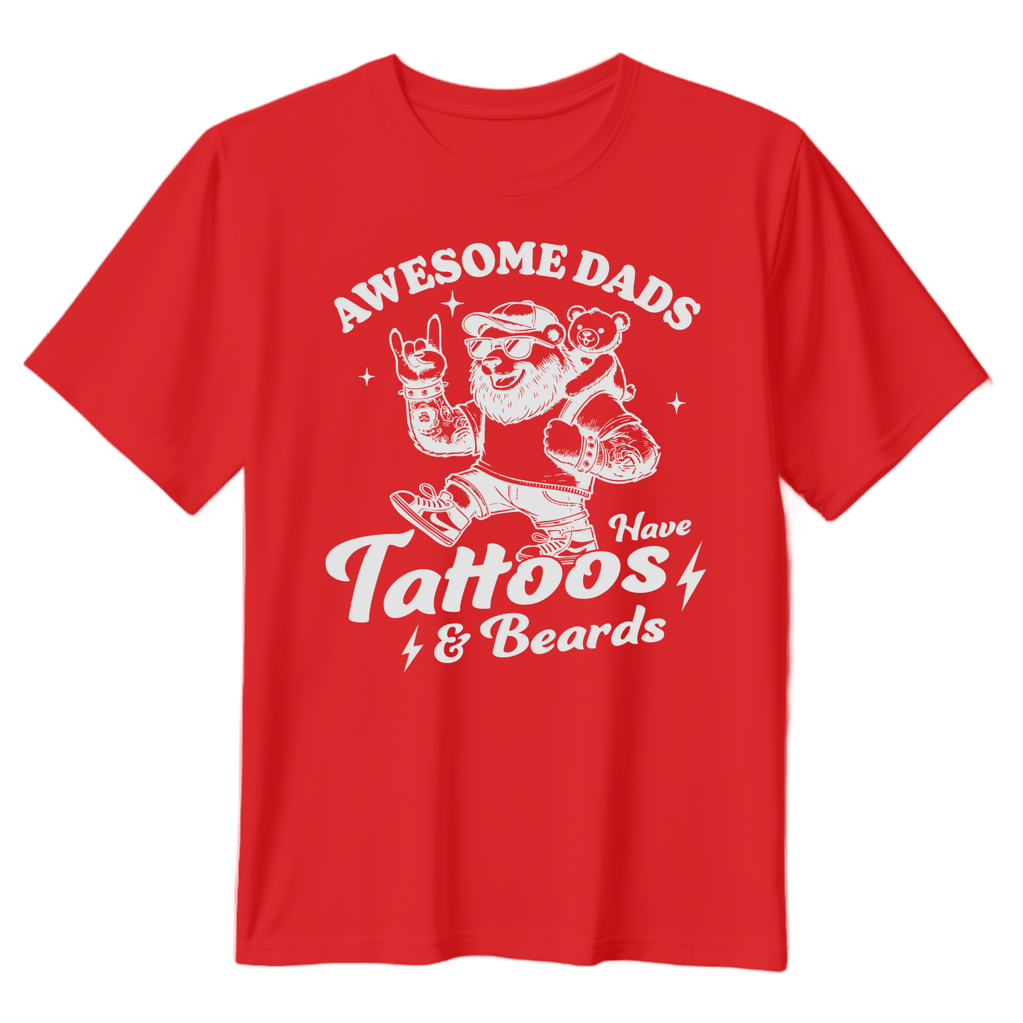 Awesome Dads Have Tattoos & Beards
