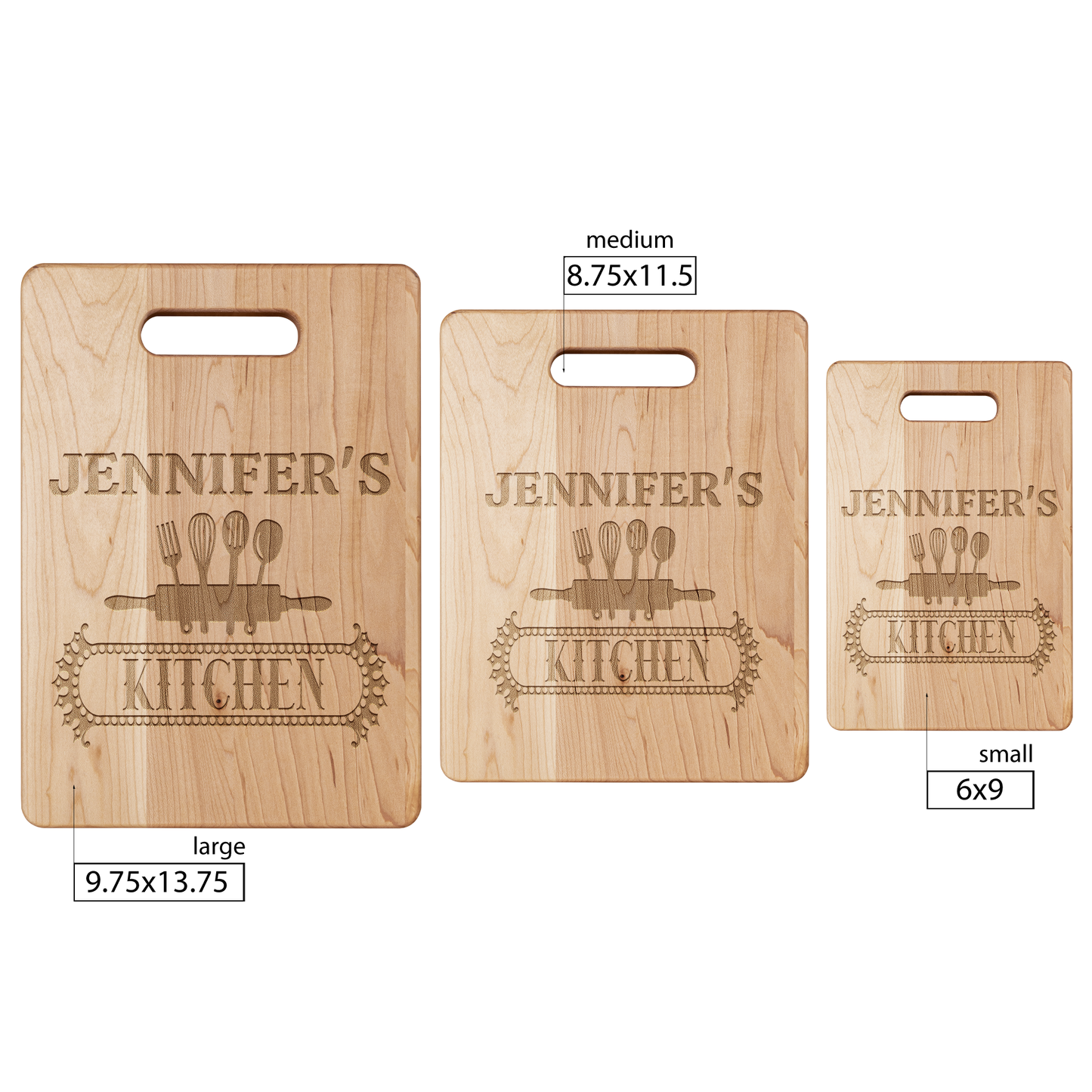 Personalized Name's Kitchen Cutting Board