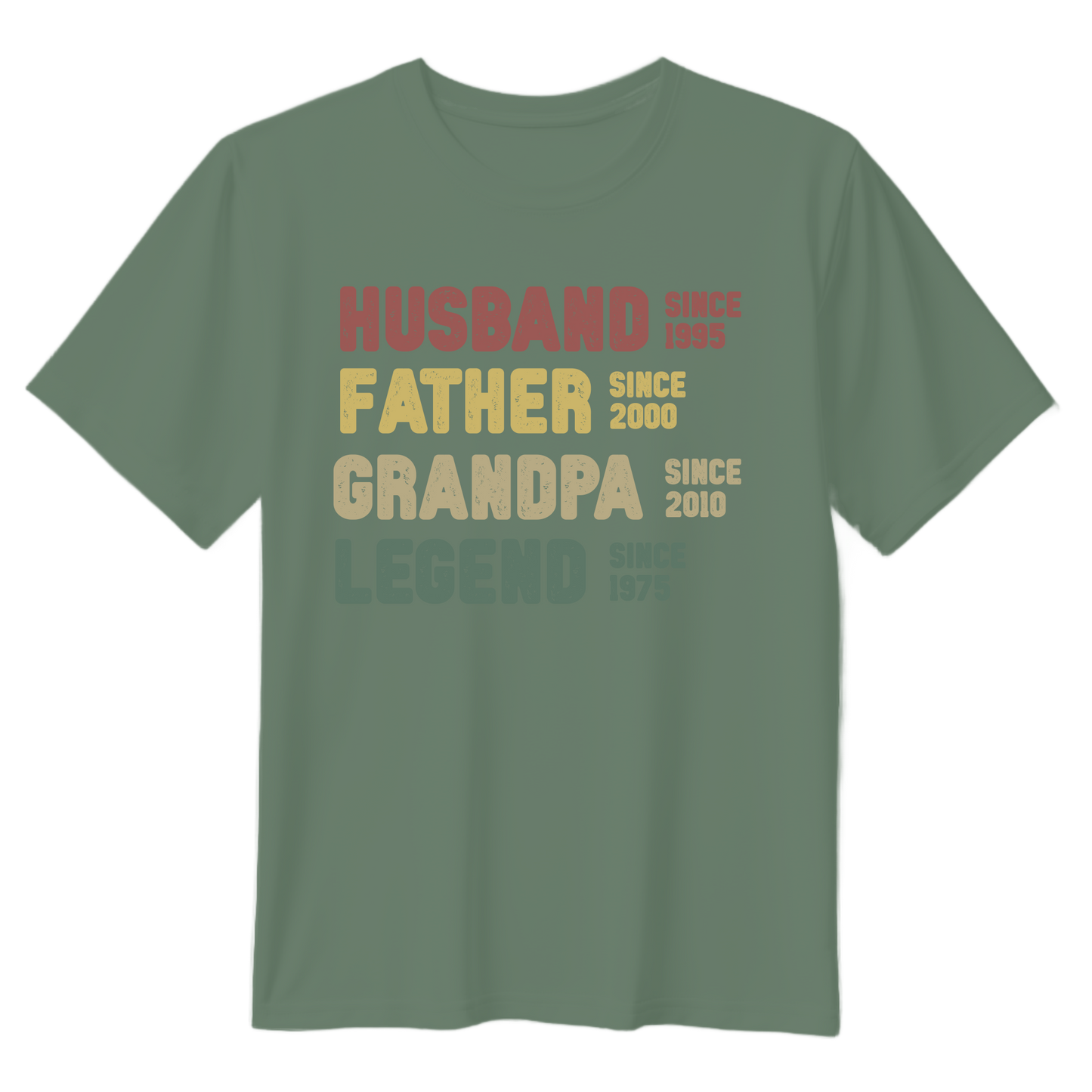 Husband Father Grandpa Legend T-Shirt
