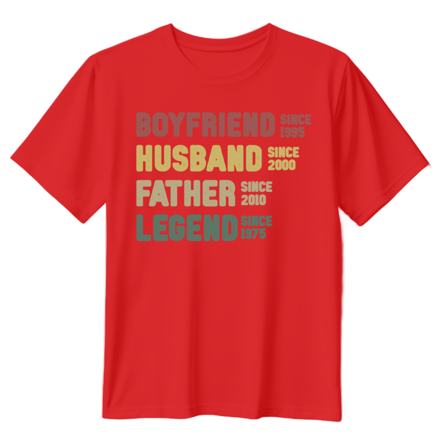 Boyfriend Husband Father Legend T-Shirt