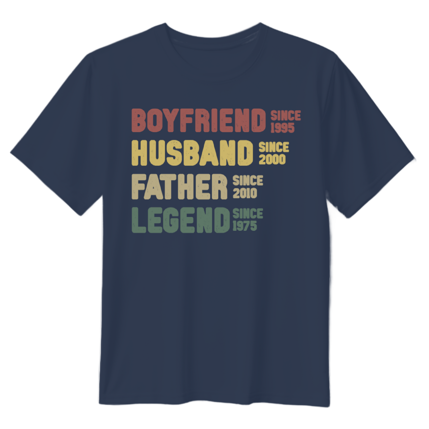 Boyfriend Husband Father Legend T-Shirt