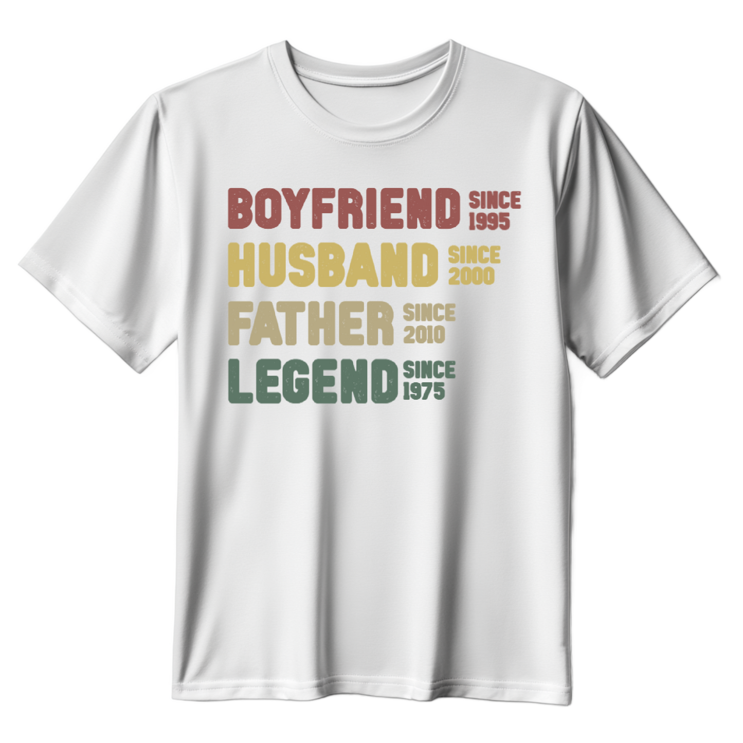 Boyfriend Husband Father Legend T-Shirt