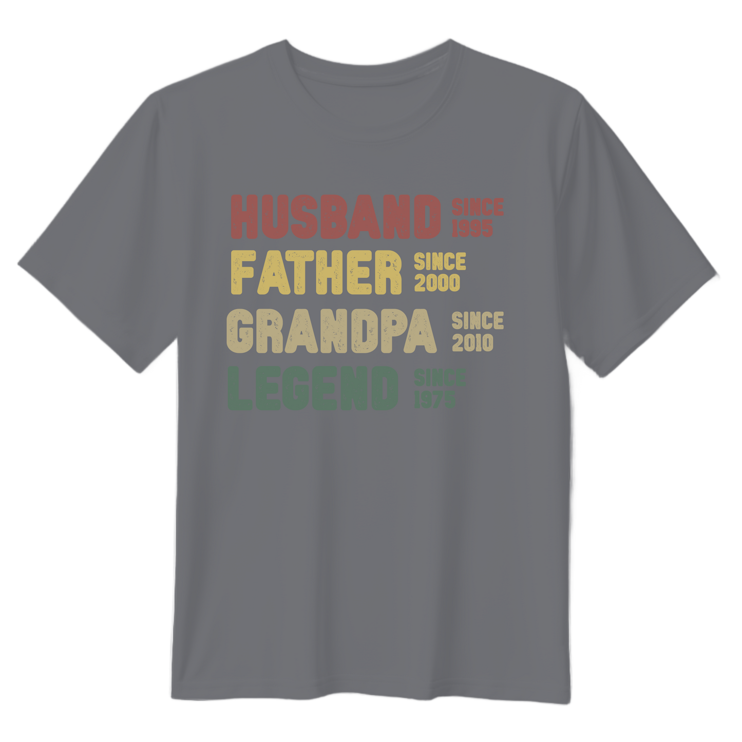 Husband Father Grandpa Legend T-Shirt