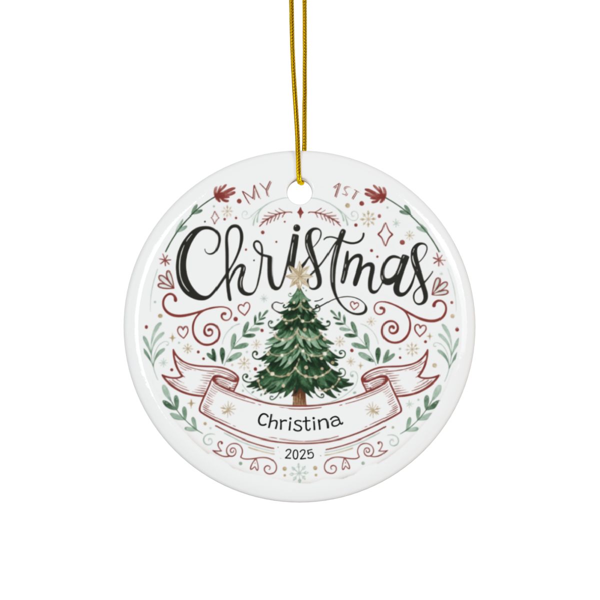 My First Christmas Personalized Ornament