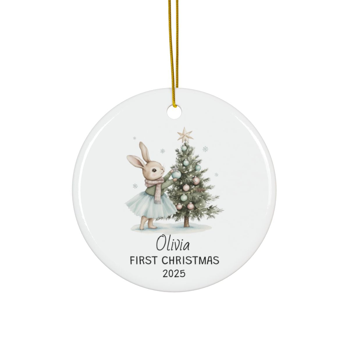 Personalized First Christmas Ornament