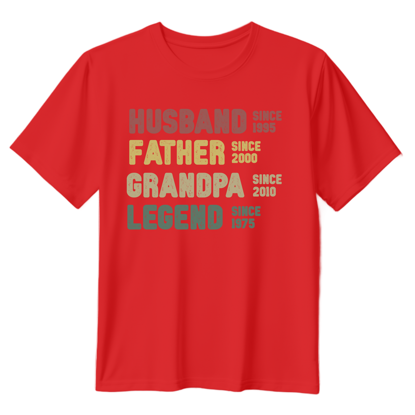 Husband Father Grandpa Legend T-Shirt