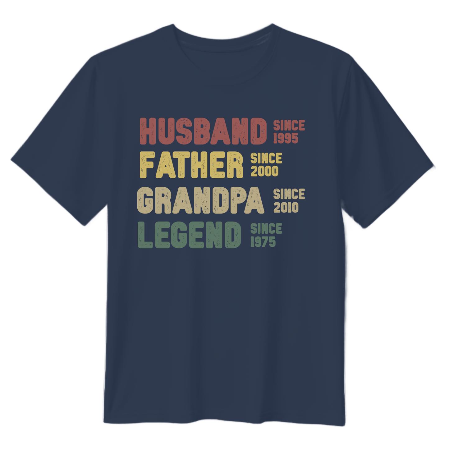 Husband Father Grandpa Legend T-Shirt