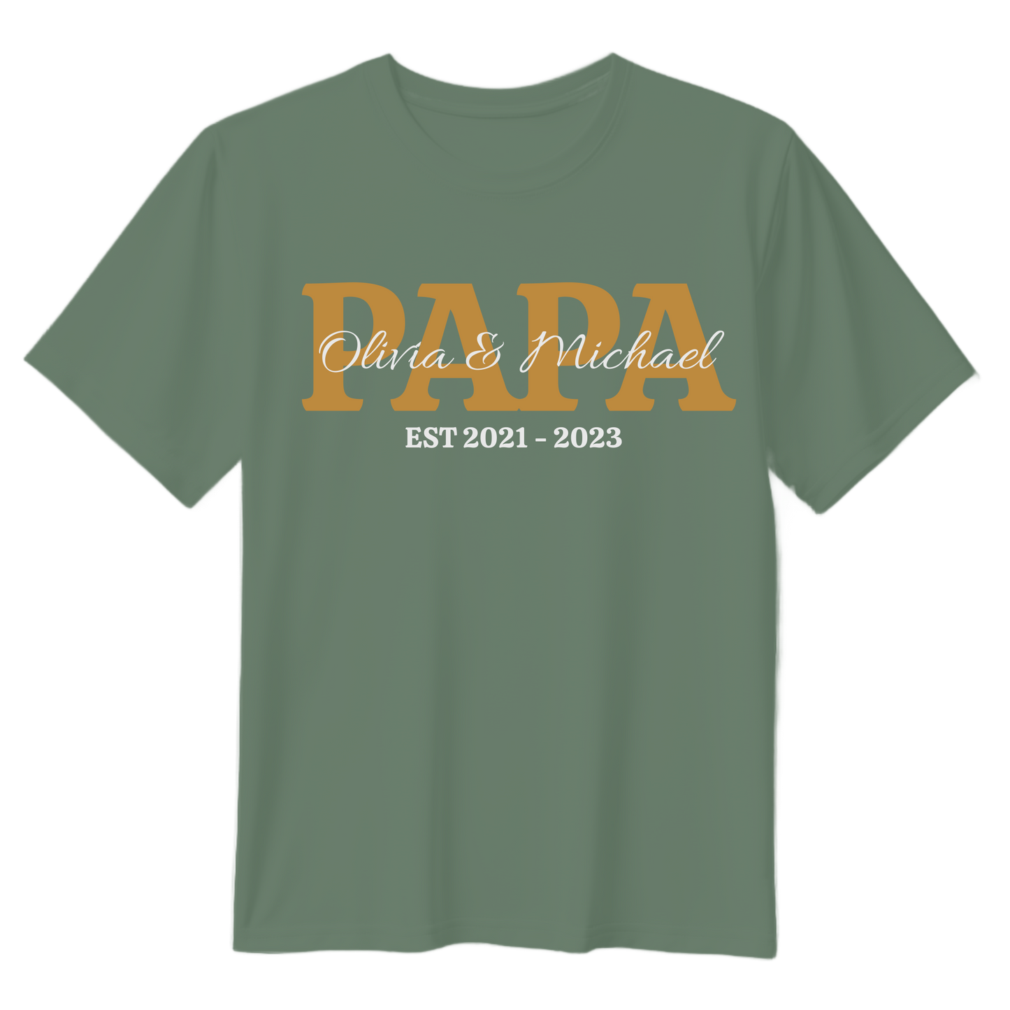 Personalized Papa Shirt