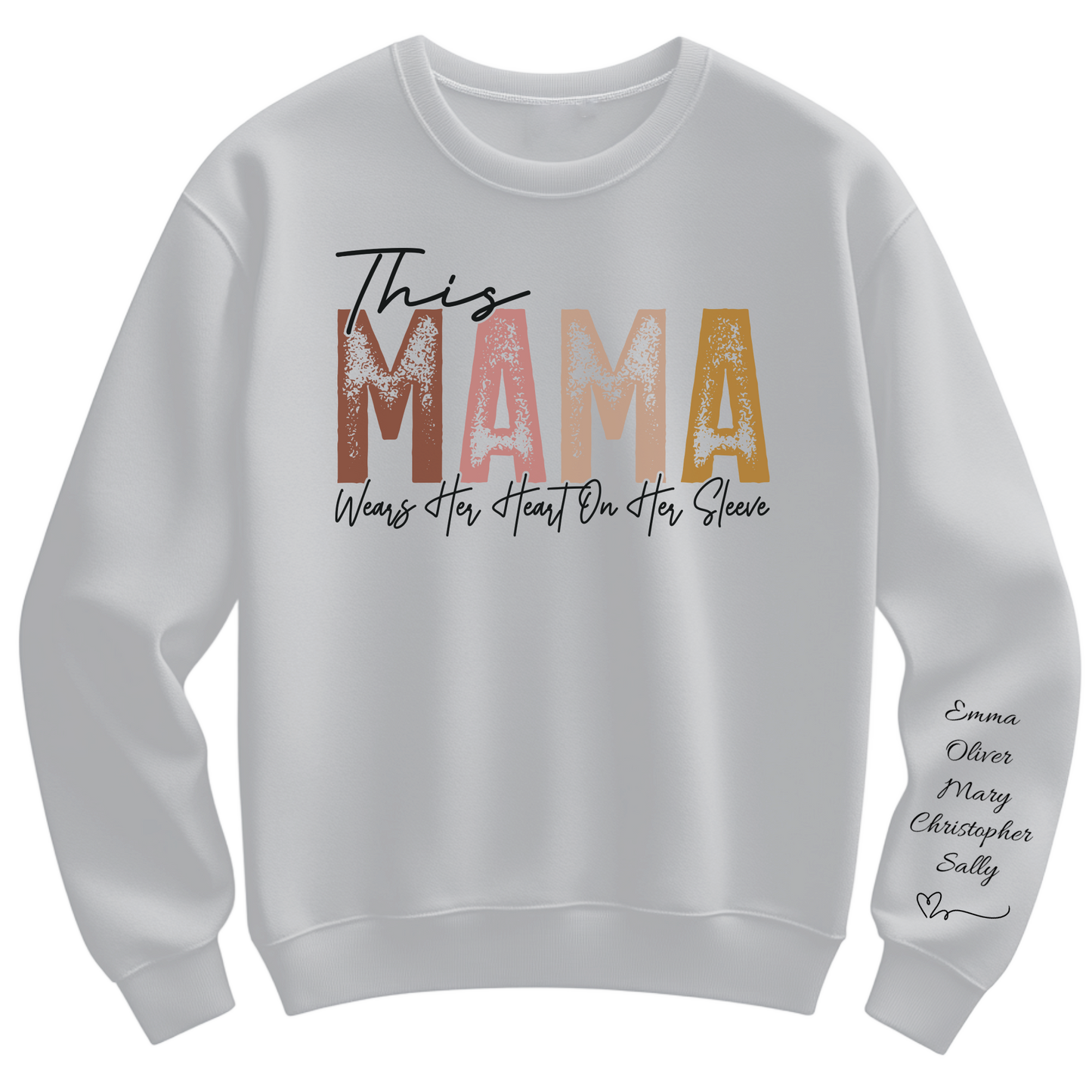 This Mama Wears Her Heart On Her Sleeve