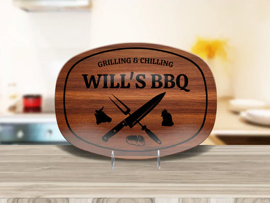 Perfect Father's Day Gift - Personalized BBQ Platter