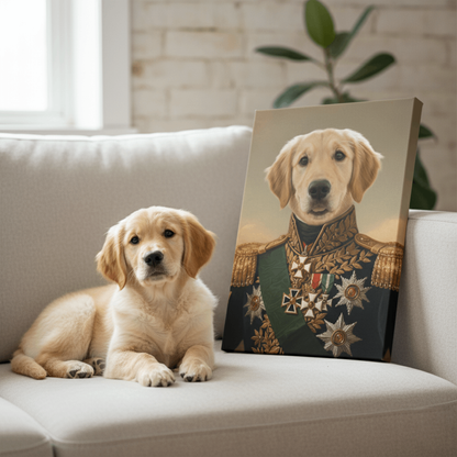 Renaissance Pet Portrait - The General