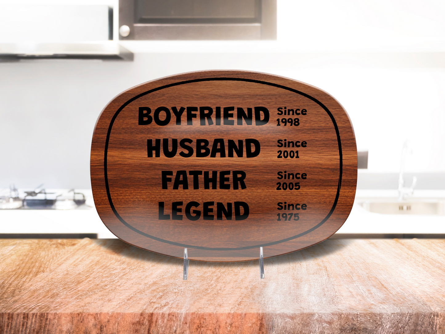 Boyfriend Husband Father Legend Platter