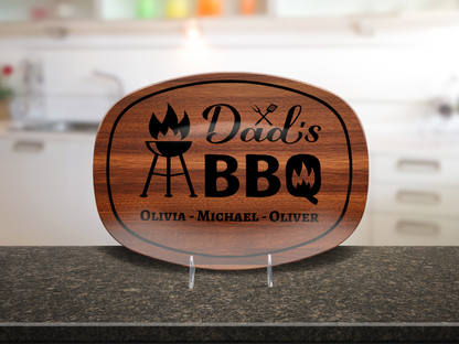 Dad's BBQ Personalized Platter