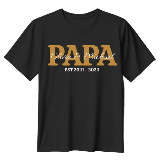 Personalized Papa Shirt