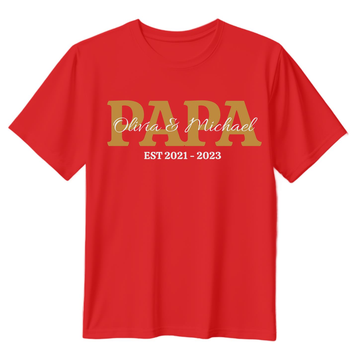 Personalized Papa Shirt