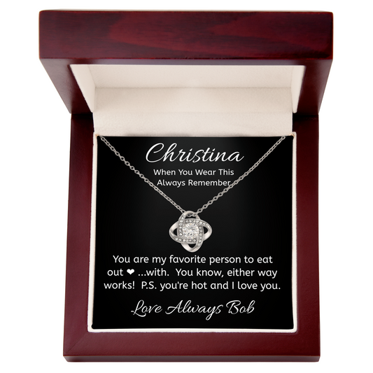 When You Wear This Remember - Personalized Valentine's Day Gift For Her