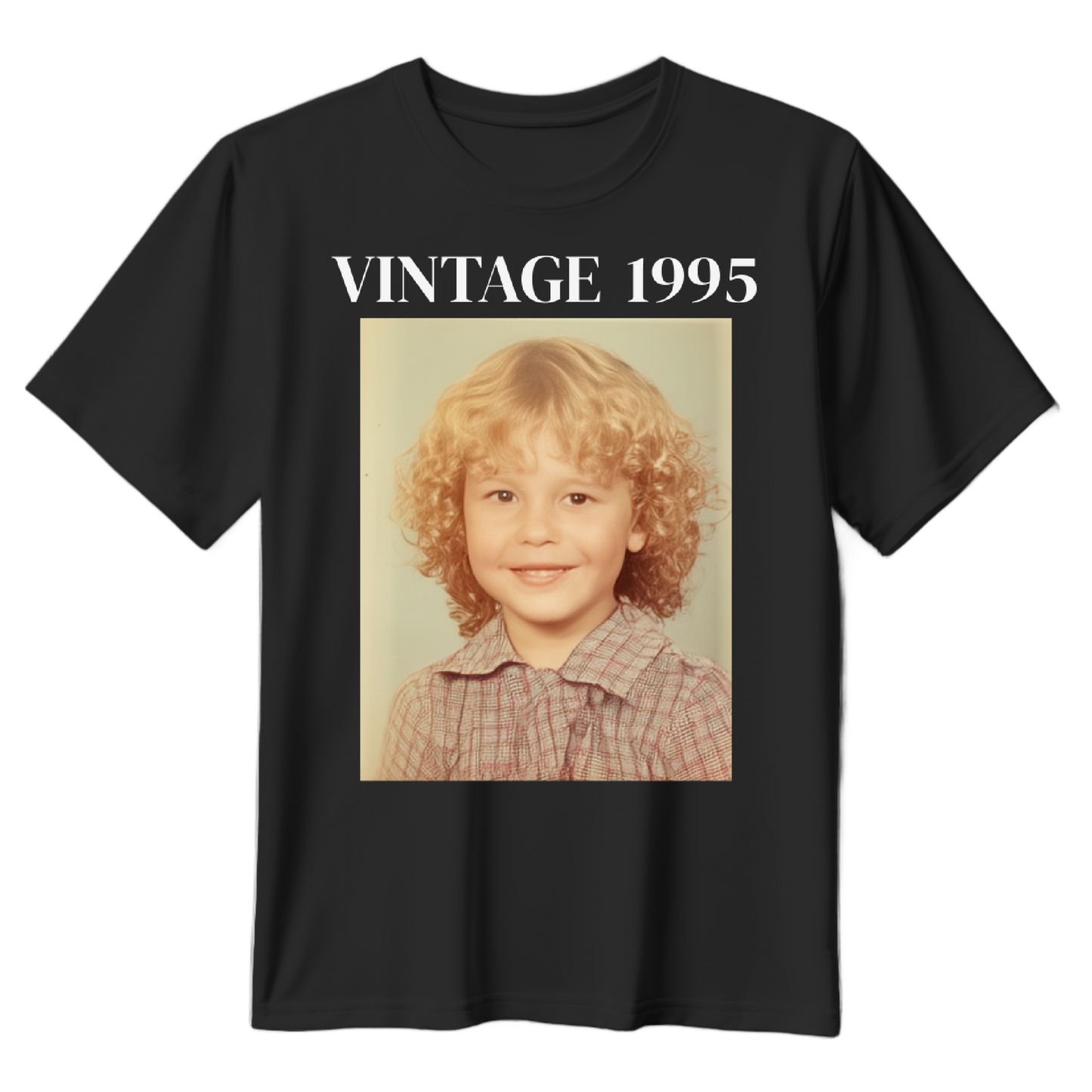 Personalized Birthday T-Shirt - Year & Photo