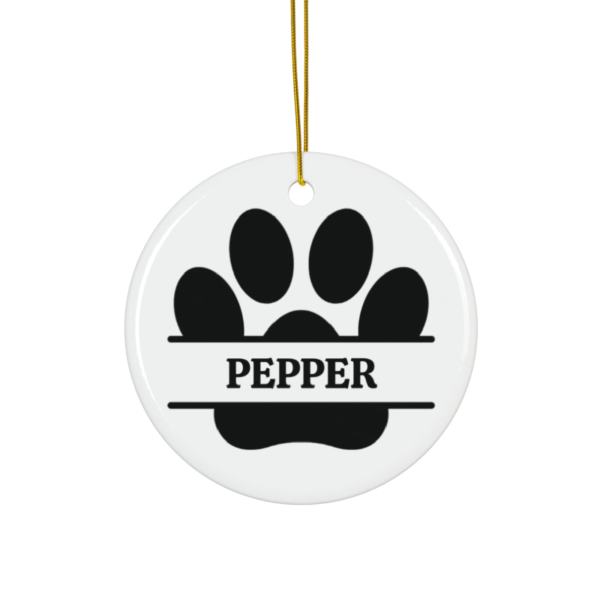 Personalized Dog Or Cat Name Ornament