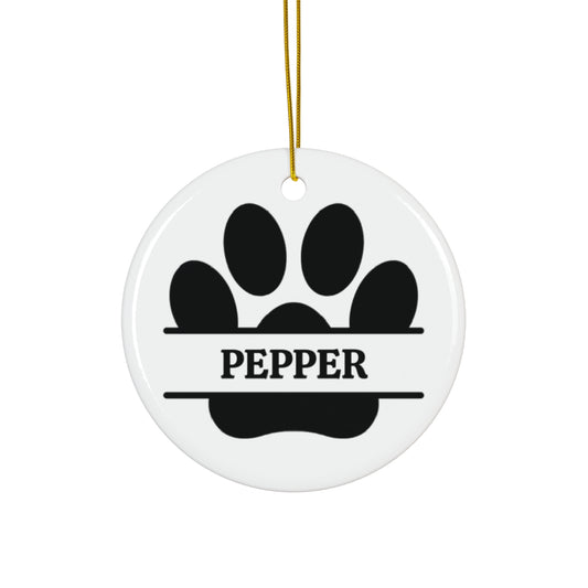 Personalized Dog Or Cat Name Ornament