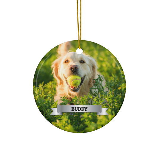 Personalized Pet Photo Ornament