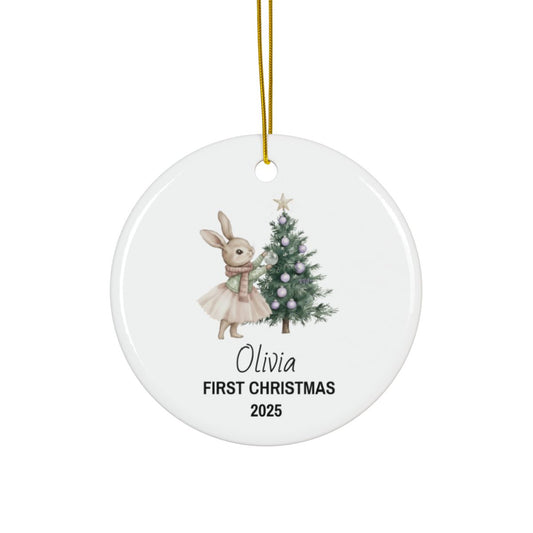 First Christmas Personalized Ornament