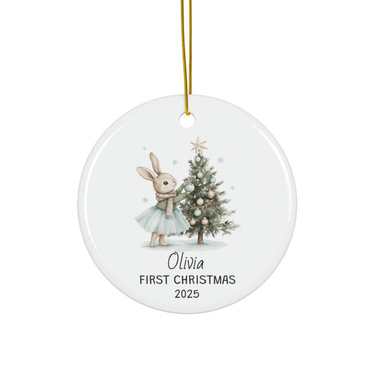 Personalized First Christmas Ornament