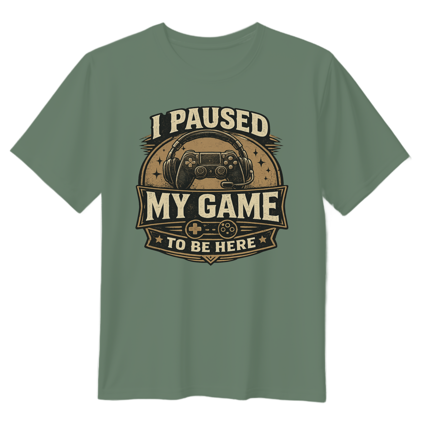 I Paused My Game To Be Here Funny Gamer Dad T-Shirt – Father’s Day Gift