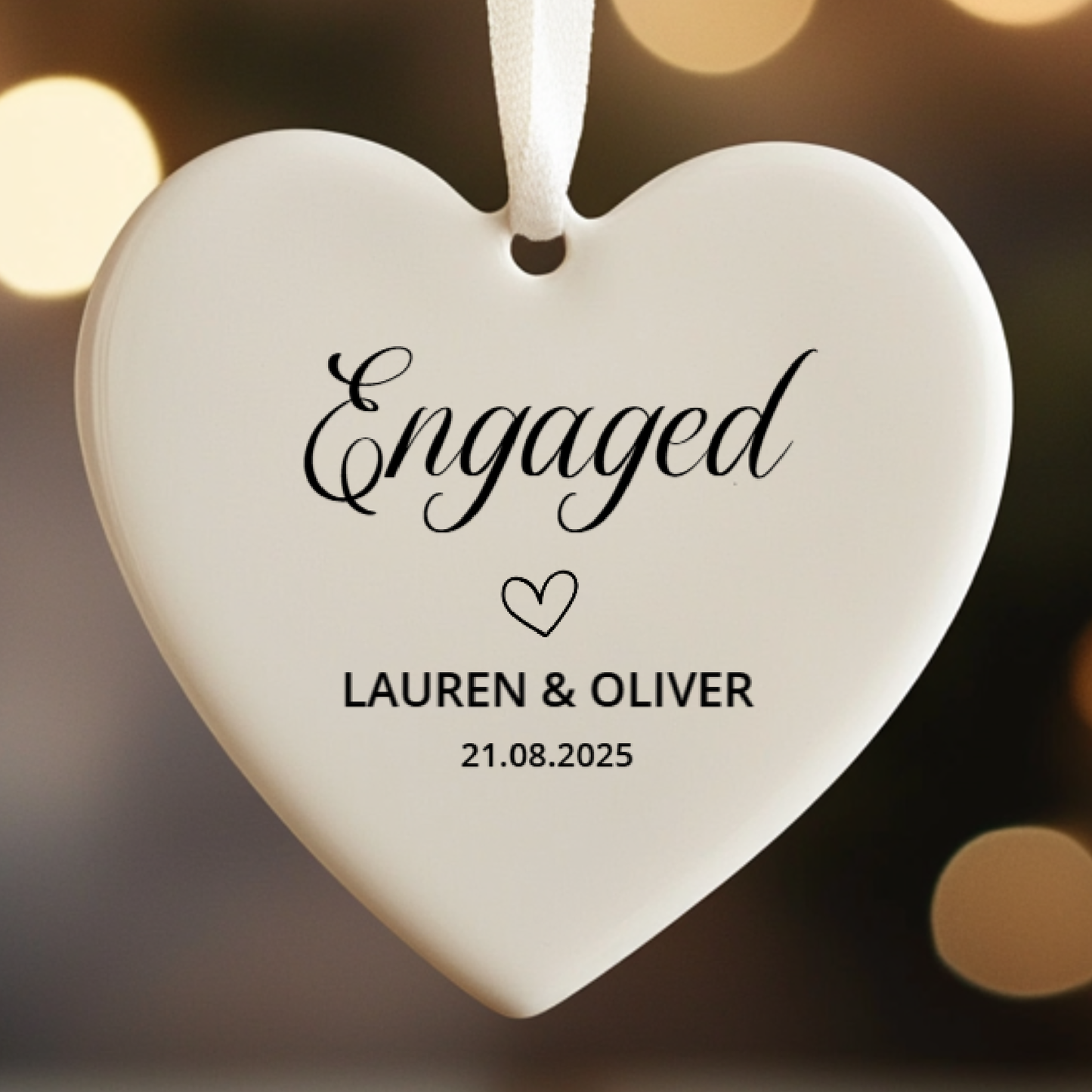 Engagement Ornament - Personalized
