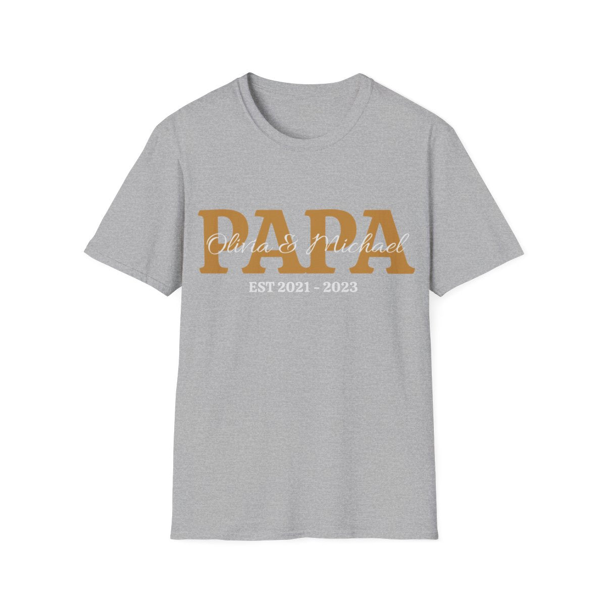Personalized Papa Shirt